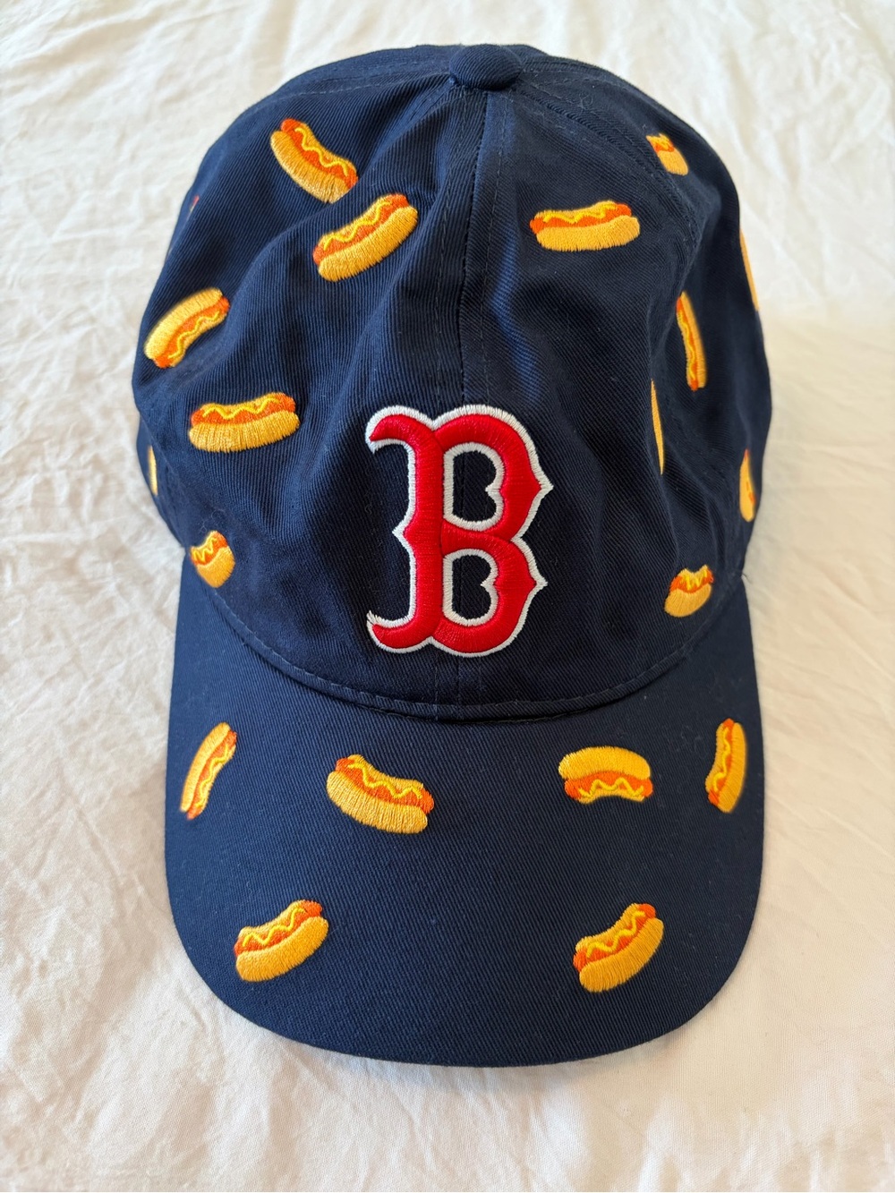 Boston Red Sox Embroidered Hot Dog Hat Navy Limited Edition Collectable MLB